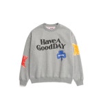 BENIR98 해브어굿데이 크루넥 그레이_BNTTICR03UC4 | GVG STORE K-POP, K-时装店 全球直接配送