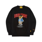 더블에잇(DOUBLE EIGHT) HIP-BEAR SWEATSHIRT (BLACK) | GVG 스토어. 전 세계직배송.