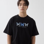 낫띵이즈베럴댄미(NOTHING IS BETTER THAN ME) BUTTERFLY X-RAY TEE_BLACK | GVG 스토어. 전 세계직배송.