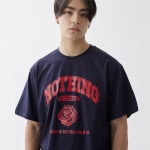 낫띵이즈베럴댄미(NOTHING IS BETTER THAN ME) ROSELETTERING TEE_NAVY | GVG 스토어. 전 세계직배송.