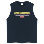 어뉴브로스(ANEWBROS) 오늘출발 메인테인 오버핏 박스 민소매 나시티 빅사이즈 (4COLOR) | GVG 스토어. 전 세계직배송.