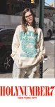 홀리넘버세븐(HOLYNUMBER7) REVERSIBLE OVER-FIT VINTAGE PRINTING KNIT_IVORY | GVG 스토어. 전 세계직배송.