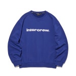 인터크루(intercrew) 24SS 인터크루 아카이브 로고 맨투맨 R블루 ITY1TM31GRB | GVG 스토어. 전 세계직배송.