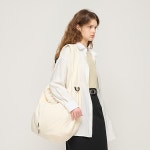 카고브로스 포 우먼(CARGOBROS FOR WOMAN) 스트릿 빅사이즈 크로스 숄더백 (아이보리) | GVG 스토어. 전 세계직배송.