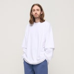 카고브로스(cargobros) DESIGN YOUTH LAYERED OVERSIZED T-SHIRT (WHITE) | GVG 스토어. 전 세계직배송.