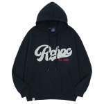 RCB폴로클럽(RCB POLO CLUB) RCB폴로클럽 남녀공용 RCBPC 1985 그래픽 후드 티셔츠 네이비 | GVG 스토어. 전 세계직배송.