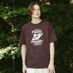 The GREEN Lab 더그린랩_PLANET FRIENDLY GRAPHIC SHORT SLEEVE BROWN | GVG STORE ストア 韓国服通販 コンビニ決済 ペイペイ、... 