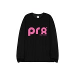 프라임에이트(PRIMATE) CAPSULE 오버핏 롱 슬리브 (블랙 핑크) | GVG 스토어. 전 세계직배송.