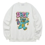 더블에잇(DOUBLE EIGHT) DOUBLE BEAR SWEAT SHIRTS (WHITE) | GVG 스토어. 전 세계직배송.