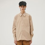 GIEMAR 지에마르 넥 포인트 셔츠 베이지 NECK POINT SHIRTS BEIGE | GVG STORE K-POP, K-MAGASIN DE MODE. Livraison directe dans le... 