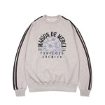 패블러스아카이브(fabulousarchive) UNISEX 플라워 아치 라인 숄더 헤비테리 맨투맨 멜란그레이(FCE4TS652K) | GVG 스토어. 전 세계직배송.