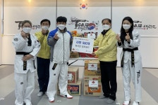 (글보기)현곡면 TEAM태권도, 수련생이 모은 라면 기부 | 경주시정뉴스 - 읍면동소식 >읍면동소식