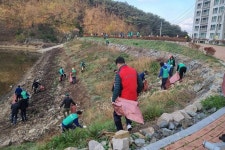 (글보기)용강동, 승삼마을 구곡저수지 일원서 봄맞이 대청소 실시 | 경주시정뉴스 - 읍면동소식 >읍면동소식