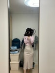 헤이즐과함께,헤이즐모드♥ 167/52이고 허리얇고 골반있는 체형인데, 밴딩(?)이라서 편해요~ 허리는 아주조금(!)남고 배는 밥많이 먹으...... 