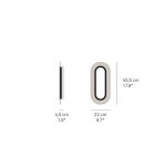 엘제트에프 Lens OV A 오발 0-10V dim. Grey / Ivory 화이트 LZF Lens OV A Oval 0-10V dim. Grey / Ivory white 05088 | 벽조명... 