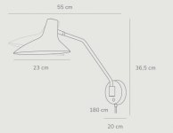 디자인 포 더 피플 Darci 23 블랙 Design for the People Darci 23 Black 29372 | 벽조명 - 해브어 디자인 포 더 피플 Darci 23... 