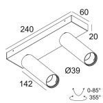 델타 라이트 Spy 39 L ON 2 DIM8 블랙 / 블랙 Delta Light Spy 39 L ON 2 DIM8 Black / Black 09826 - 해브어 델타 라이트 Spy 39 L... 