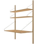 FRAMA 프라마 Shelf Library H1148 wall with desk oiled oak... FRAMA 프라마 Shelf Library H1148 wall with desk oiled oak FR8048