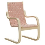 의자 406 birch - 네츄럴/RED webbing Artek Aalto armchair 406 birch - natural/red... 의자 406 birch - 네츄럴/RED webbing Artek Aalto... 
