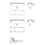 간디아 블라스코 Timeless Sunlounger 위드 휠 Gandia Blasco Timeless Sunlounger with Wheels 28941 - 해브어 간디아... 