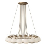 Gino Sarfatti (Designer) 에스텝 (Manufacturer) 모델 2109/16/14... 모델 2109/16/14 Lamp with 샴페인 Structure by for Astap 18165