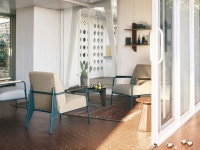 비트라 포토이 드 살롱 암체어 팔걸이 의자 Bleu Dynastie Base Vitra Fauteuil de Salon Armchair 00805 - 해브어 비트라 포토이... 