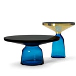 클래시콘 벨 사이드 테이블 브라스 Sapphire 블루 Classicon Bell Side Table Brass Blue 00734 - 해브어 클래시콘 벨 사이드... 
