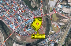 삼가중학교 운동장 대피소