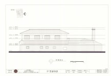 문화재이미지 | 도면_등록문화재 _구 보성여관_실측도면 우측면도 도면_등록문화재 _구 보성여관_실측도면 우측면도