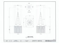 국가유산이미지 | 도면_등록문화재 _진주 옥봉성당_기록화조사사업 종탑상세도 도면_등록문화재 _진주 옥봉성당_기록화조사사업 종탑상세도