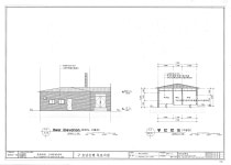 국가유산이미지 | 도면_등록문화재 _구 호남은행 목포지점_배면／종단면도 도면_등록문화재 _구 호남은행 목포지점_배면／종단면도