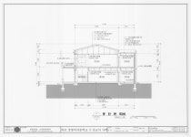 국가유산이미지 | 도면_등록문화재_목포 정명여자중학교 구 선교사 사택_종단면도(B) 도면_등록문화재_목포 정명여자중학교 구 선교사 사택... 