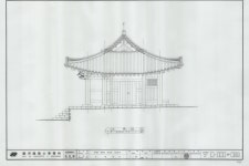 도면_전라남도문화재자료 _청류암관음전_보수공사 관음전 우측면도 도면_전라남도문화재자료 _청류암관음전_보수공사 관음전 우측면도
