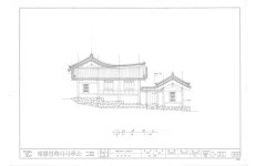 문화재이미지 | 도면_경상북도문화재자료 _백암재사_보수공사 좌측면도6 도면_경상북도문화재자료 _백암재사_보수공사 좌측면도6
