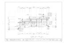 문화재이미지 | 도면_경상북도문화재자료 _백암재사_보수공사 횡단면도6 도면_경상북도문화재자료 _백암재사_보수공사 횡단면도6