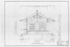 도면_경상북도문화재자료 _경주사마소_해체 이전공사 풍영정 종단면도 도면_경상북도문화재자료 _경주사마소_해체 이전공사 풍영정 종단면도