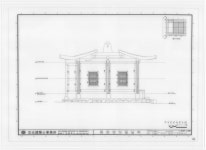 문화재이미지 | 도면_보물 _대전 회덕 동춘당_정밀실측 주선문선상세도2 도면_보물 _대전 회덕 동춘당_정밀실측 주선문선상세도2
