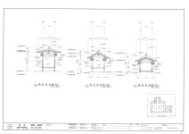 국가유산이미지 | 도면_보물 _남원 광한루_보수공사 종단면도(동-서)1,2,3 (2) 도면_보물 _남원 광한루_보수공사 종단면도(동-서)1,2,3 (2)