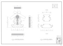 국가유산이미지 | 도면_보물 _정읍 피향정_정밀실측 파련대공 상세도,곡율도 도면_보물 _정읍 피향정_정밀실측 파련대공 상세도,곡율도