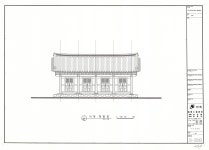 국가유산이미지 | 도면_보물 _안동 의성김씨 종택_정밀실측도 사당 정면도 도면_보물 _안동 의성김씨 종택_정밀실측도 사당 정면도