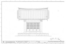 국가유산이미지 | 도면_보물 _영천 선원동 철조여래좌상_철불좌상 보호각 신축공사 정면도 도면_보물 _영천 선원동 철조여래좌상_철불좌상 보호각... 