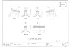 국가유산이미지 | 도면_보물 _영천 숭렬당_정밀실측 용마루단면상세도 도면_보물 _영천 숭렬당_정밀실측 용마루단면상세도