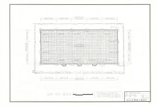 국가유산이미지 | 도면_보물_영천향교 대성전_정밀실측 상부 주칸 평면도4 도면_보물_영천향교 대성전_정밀실측 상부 주칸 평면도4