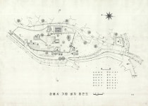 문화재이미지 | 도면_보물 _안성 청룡사 대웅전_실측도 청룡사 가람 배치 평면도 도면_보물 _안성 청룡사 대웅전_실측도 청룡사 가람 배치 평면도