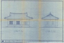 국가유산이미지 | 도면_사적 _구례 석주관 칠의사묘_석주관칠의사전적지 정화공사 칠의사 정면도,우측면도 도면_사적 _구례 석주관 칠의사묘... 