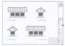 국가유산이미지 | 도면_사적_경복궁_태원전 복원정비공사 숙문당 남측면도,동측면도,서측면도,북측면도 도면_사적_경복궁_태원전 복원정비공사... 