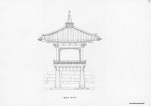 국가유산이미지 | 도면_사적_창덕궁_연경당 실측 원도 애련정정면도 도면_사적_창덕궁_연경당 실측 원도 애련정정면도