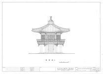 국가유산이미지 | 도면_사적 _창덕궁_낙선재 후원 실측설계 상량정 입면도(1)(현황) 도면_사적 _창덕궁_낙선재 후원 실측설계 상량정 입면도(1)(현황)