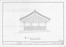문화재이미지 | 도면_사적 _연천 숭의전지_복원공사 측면도(숭의전) 도면_사적 _연천 숭의전지_복원공사 측면도(숭의전)