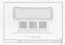 문화재이미지 | 도면_사적 _연천 숭의전지_보수공사 정면도(이안청)1 도면_사적 _연천 숭의전지_보수공사 정면도(이안청)1